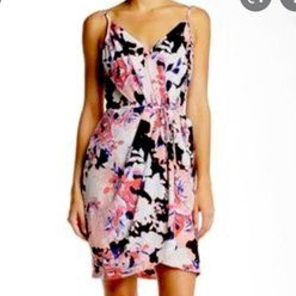 Yumi Kim Jayne Pink & Black Tulip Dress